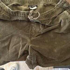 Original Use Olive Corduroy Mens Shorts XL